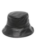 Helen Kaminski Whitney leather bucket hat - Black