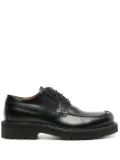 DRIES VAN NOTEN leather derby shoes - Black