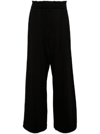 DRIES VAN NOTEN wide-leg Cotton Track Pants - Farfetch