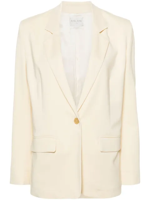 Forte Forte blazer con botones y solapas de muesca