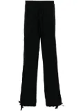 MSGM straight-leg ripstop cargo trousers - Black
