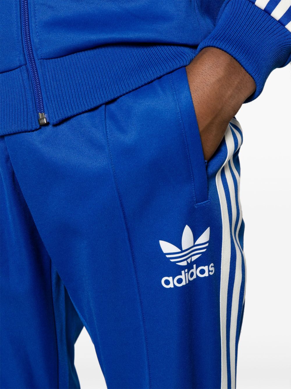 Shop Adidas Originals Italia Backenbauer Track Pants In Blue