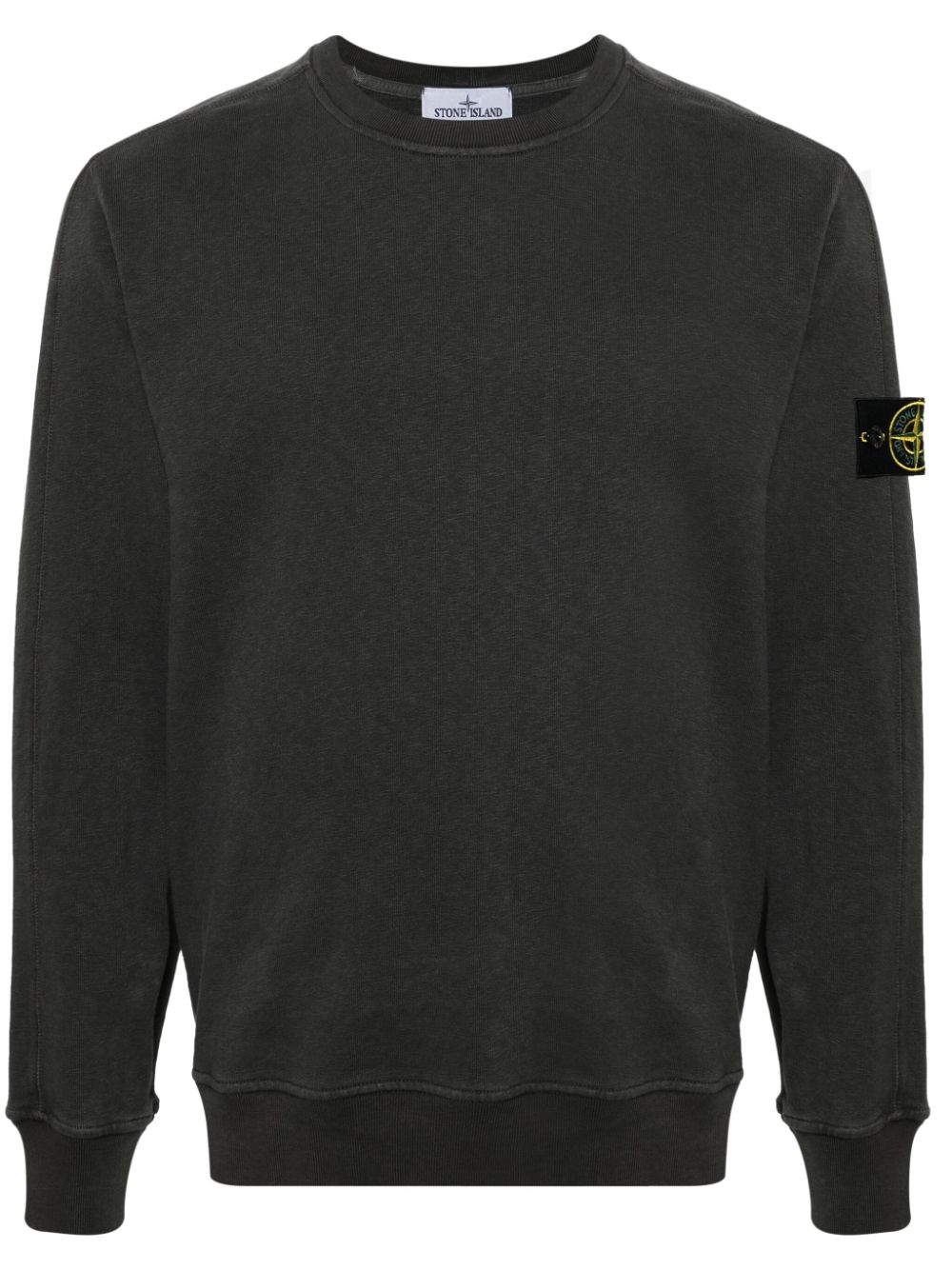 Stone Island Sweater met Compass-logopatch Grijs