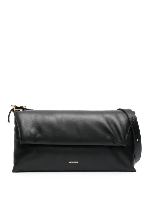 Jil sander leather store shoulder bag