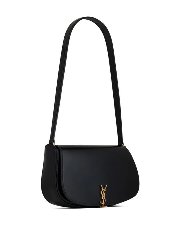 Saint Laurent Voltaire Leather Mini Shoulder Bag | Black
