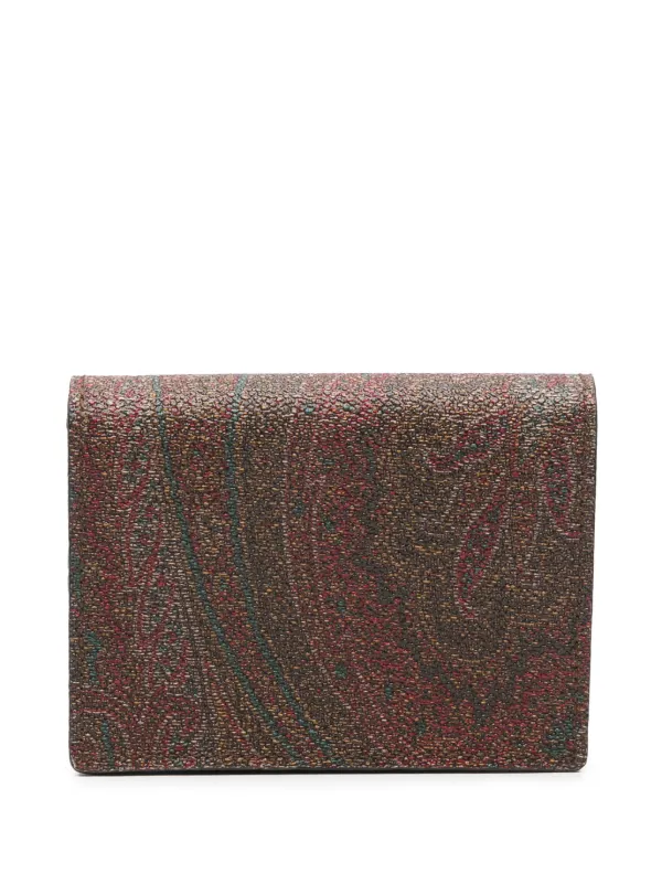ETRO Portafoglio Con Stampa Paisley Marrone FARFETCH IT