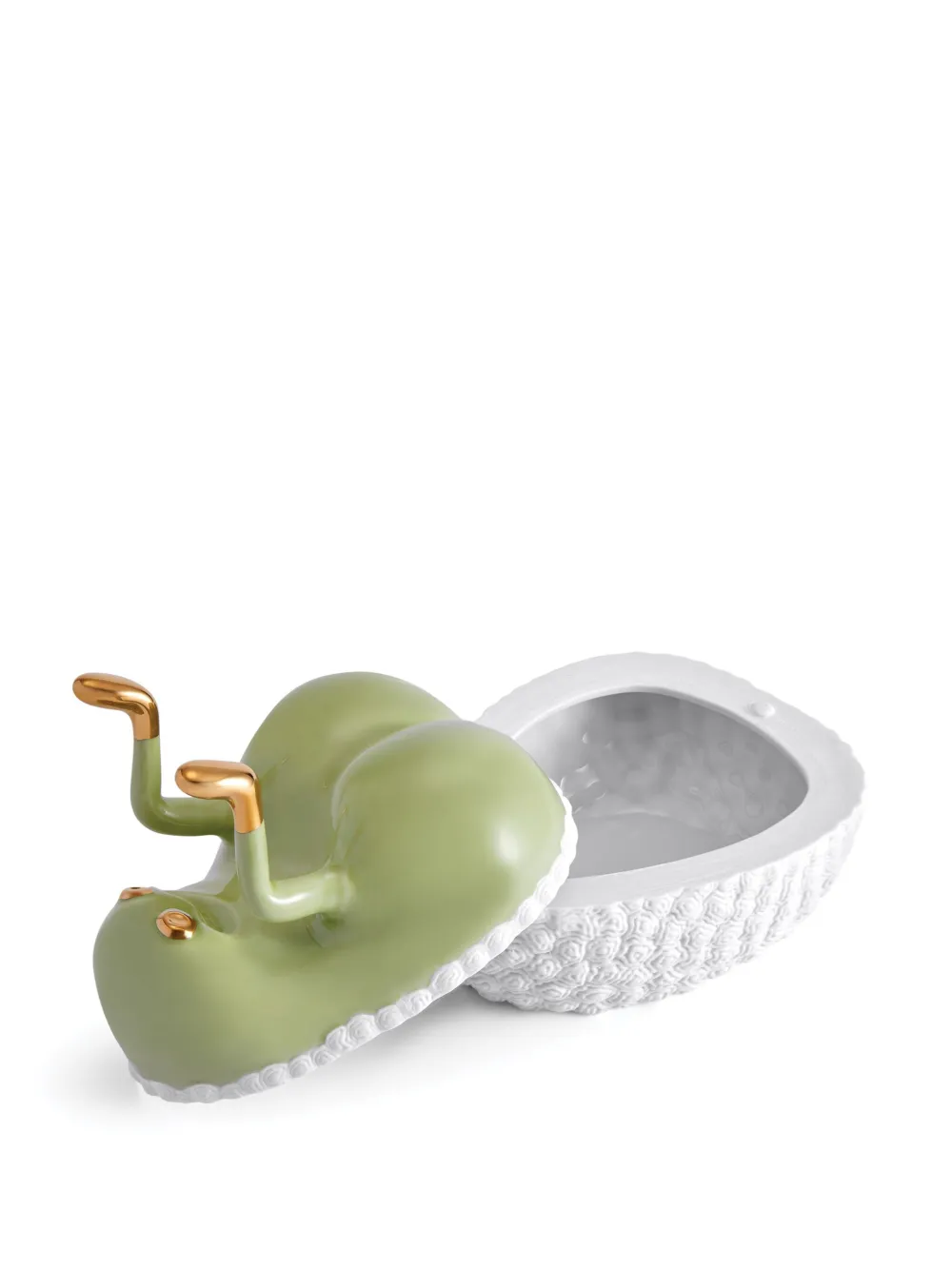 L'objet Haas Butts Up Box, Matcha/gold In Green