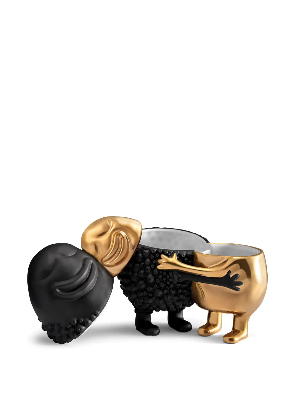 L'objet X Haas Brothers Mojave Huggers Porcelain Box In Black