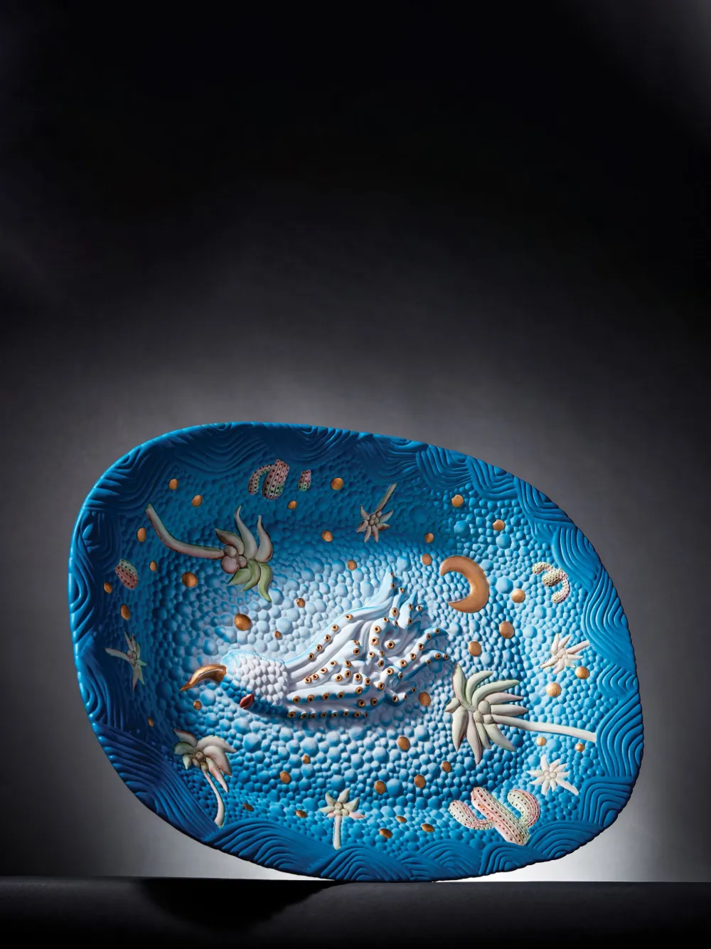 L'objet X Haas Brothers Celestial Octopus Tray In Blue