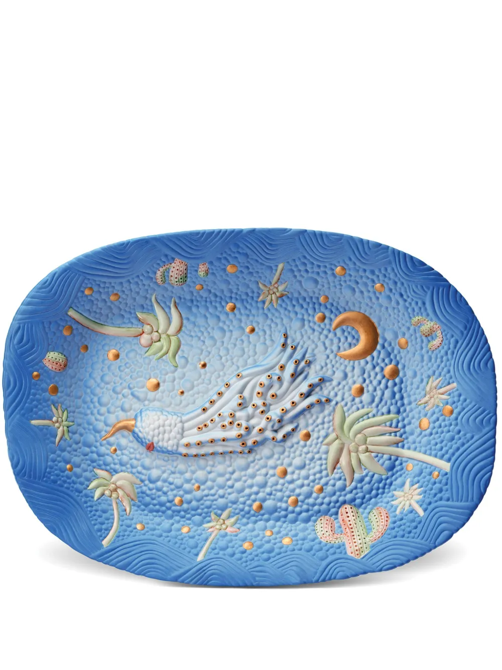 L'Objet x Haas Brothers Celestial Octopus tray | Blue | Image 1