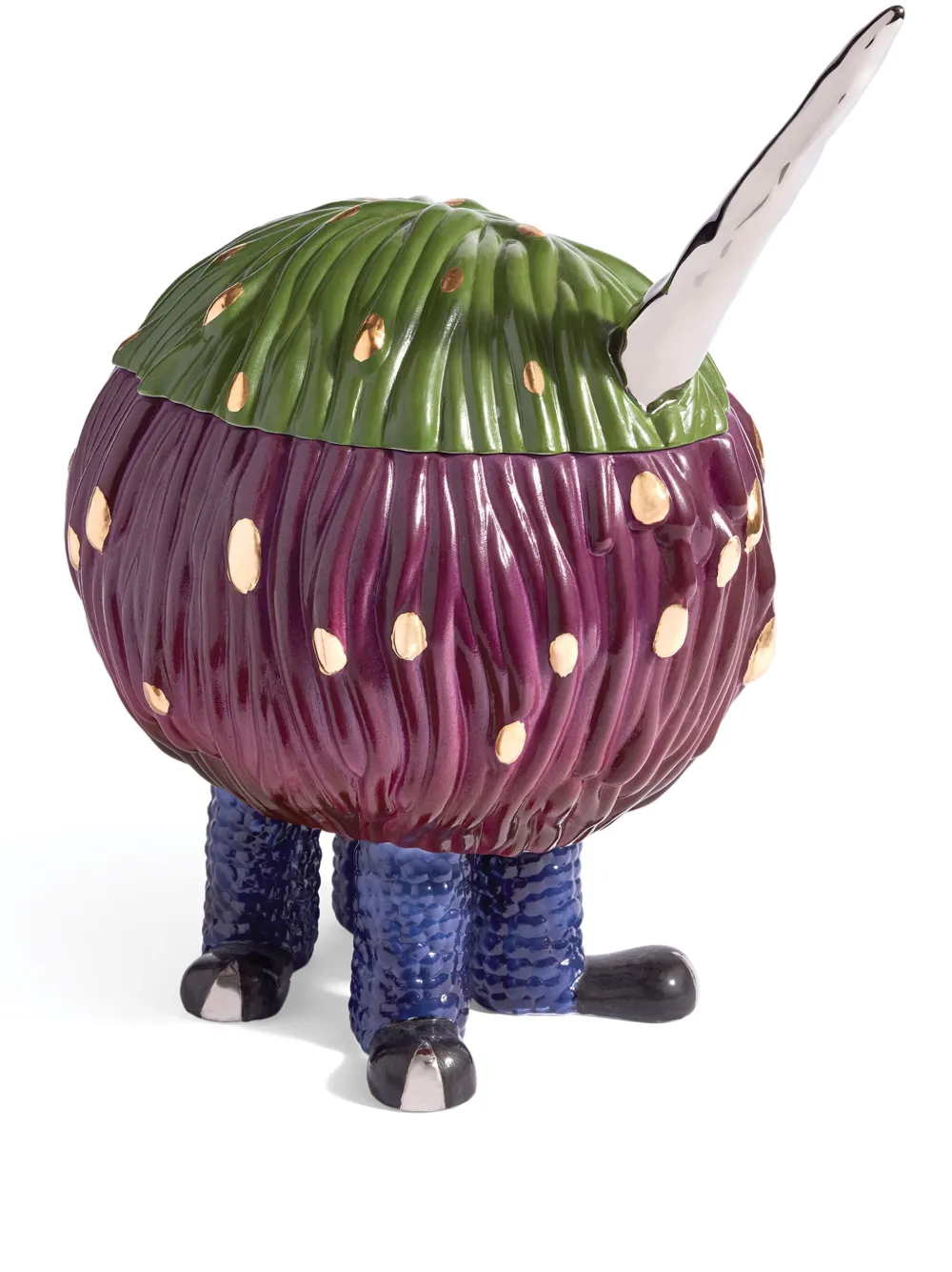 L'Objet Haas Jewel Beetle Monster Porzellangefäß - Violett