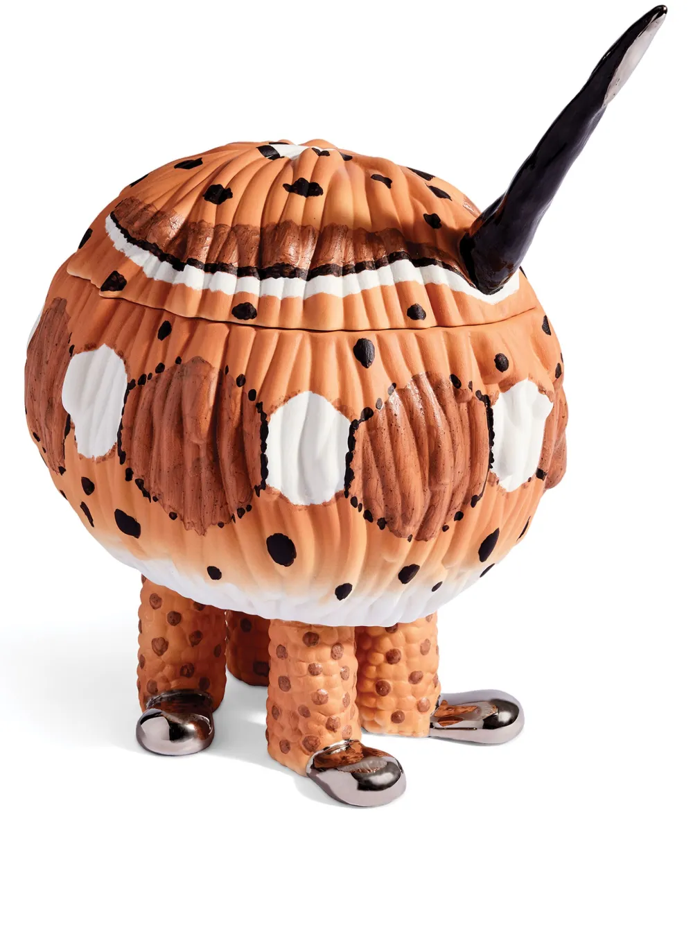 L'Objet x Haas Sidewinder Snake porcelain vessel | Brown | Image 1
