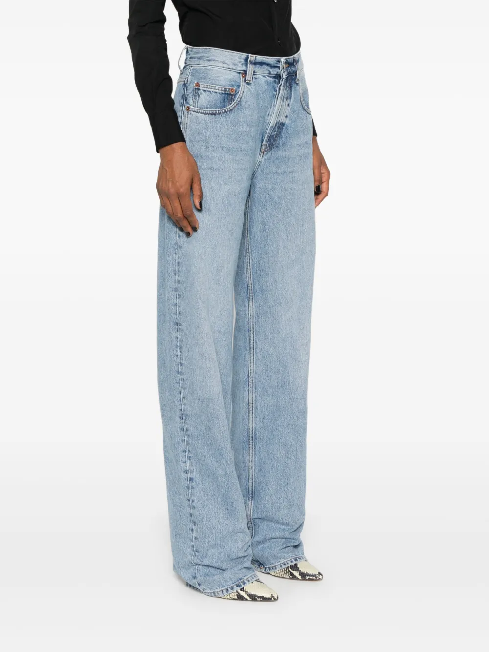 Saint Laurent Straight jeans Blauw