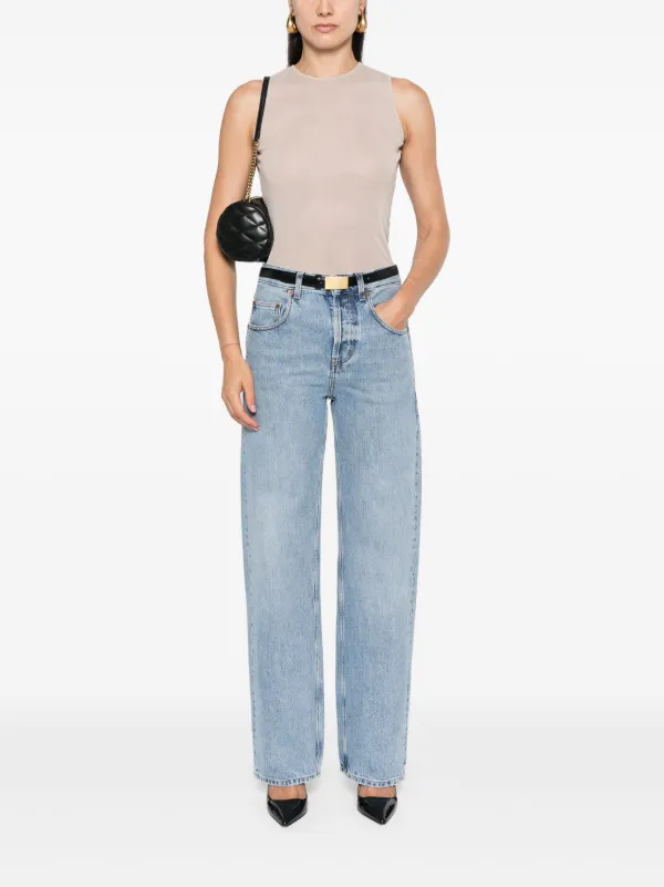 パンツ SAINT LAURENT JEANS STRAIGHT CLOTHING Saint Laurent straight-leg Jeans | Blue | FARFETCH
