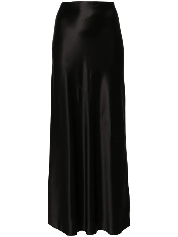 スカート SAINT LAURENT ENVERS SATIN SKIRT Saint Laurent Silk satin slip skirt Saint Laurent