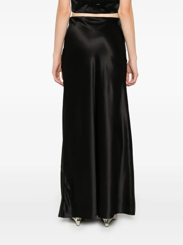 【送料&関税込】Saint Laurent Silk Midi Skirt SAINT LAURENT Silk skirt | NET-A-PORTER