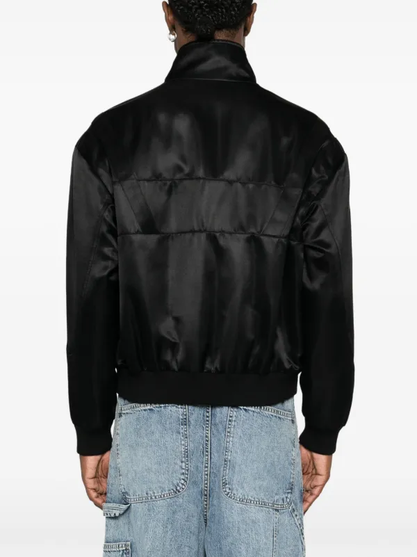 VIP【関税送料無料】希少 SAINT LAURENT SATIN BOMBER JACKET Saint Laurent - Satin bomber jacket black - The Corner