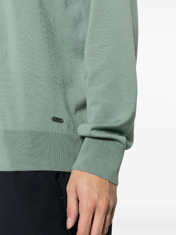 Brioni fine-knit Wool Jumper | Green | FARFETCH