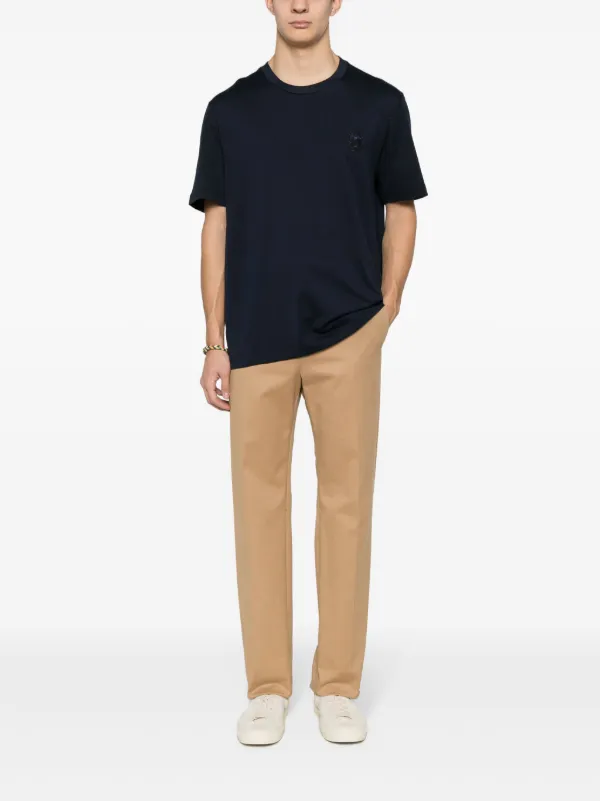 Brioni ロゴ Tシャツ | ブルー | FARFETCH JP