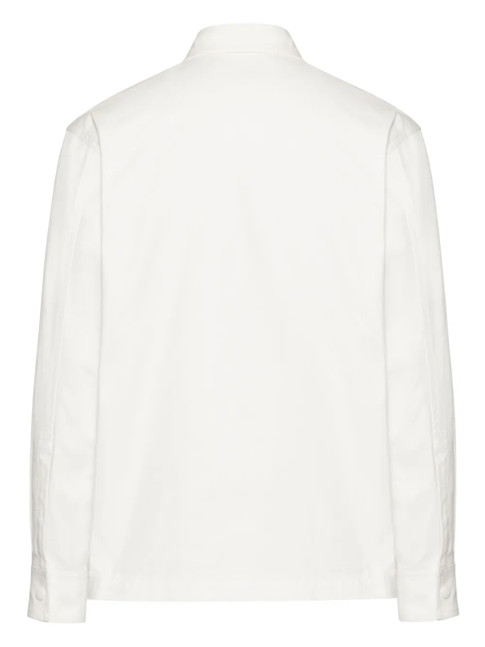 Valentino Garavani V-detail canvas shirt jacket | Shirt Jackets | Image 2