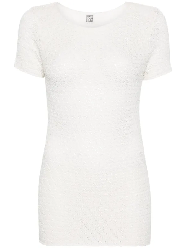 【TOTEME】半袖クロシェトップ TOTEME】半袖クロシェトップ Shirts | TOTEME