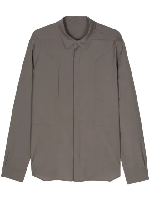 Rick Owens Fogpocket virgin wool shirt