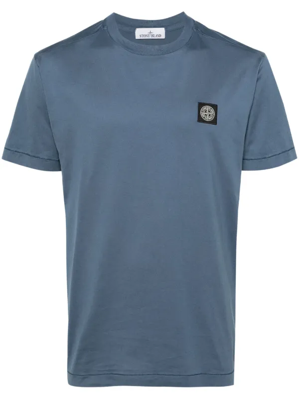 Stone Island ロゴ Tシャツ | ブルー | FARFETCH JP