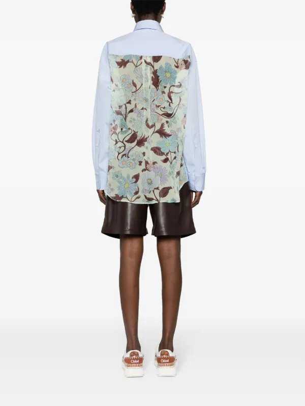 Stella McCartney ポインテッドカラー シャツ | ブルー | FARFETCH JP