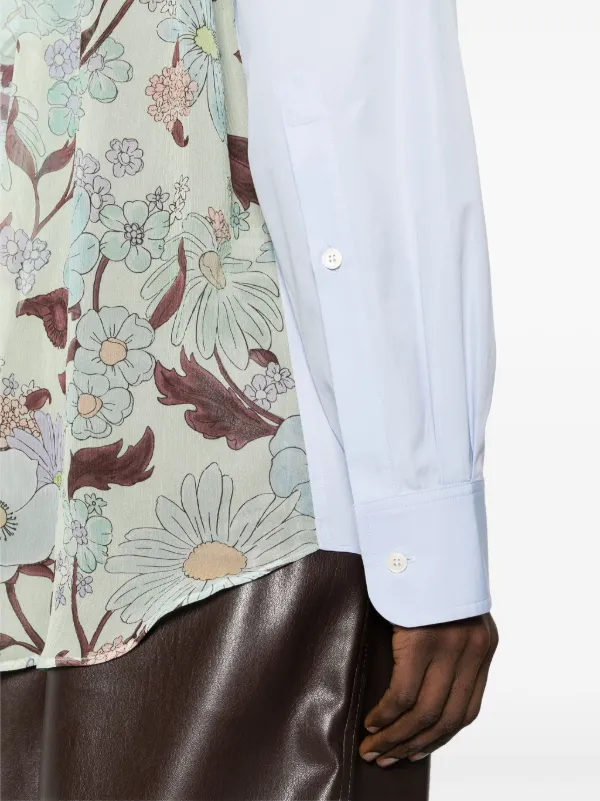 Stella McCartney ポインテッドカラー シャツ | ブルー | FARFETCH JP