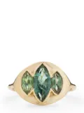 CHRISTINA MAGDOLNA 14kt yellow gold Light tourmaline ring