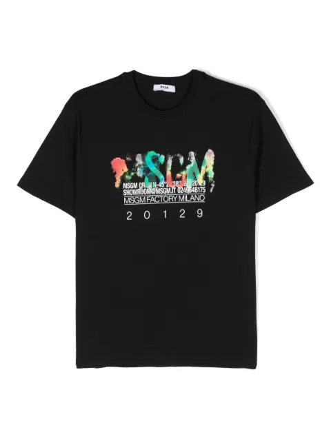 MSGM Kids logo-print cotton T-shirt