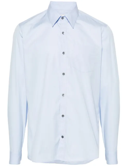 DRIES VAN NOTEN straight-collar cotton shirt