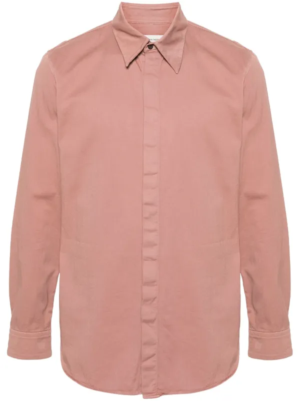 Pink denim shirt mens hotsell