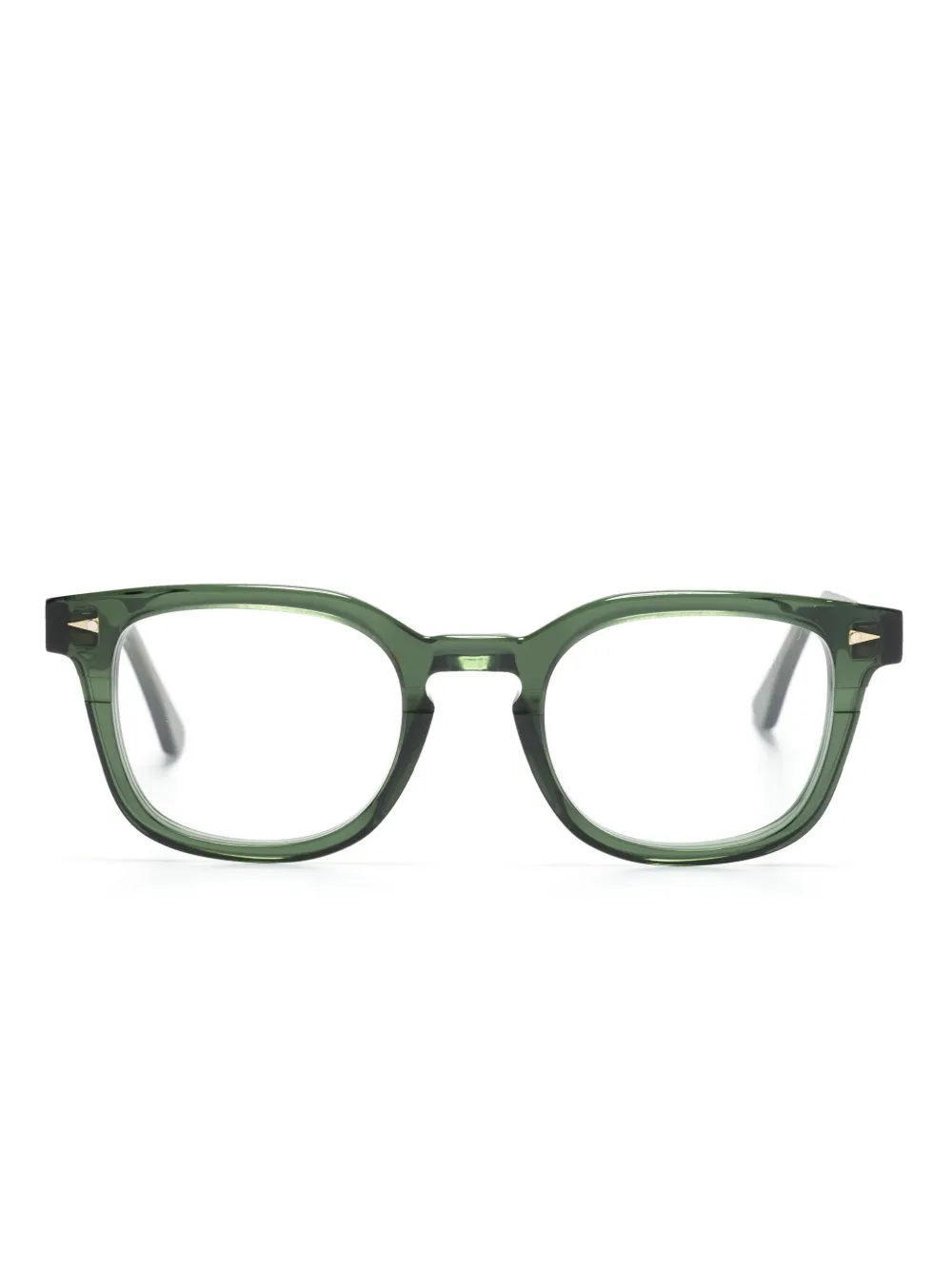 Ahlem Rue Servan Round-frame Sunglasses In Green