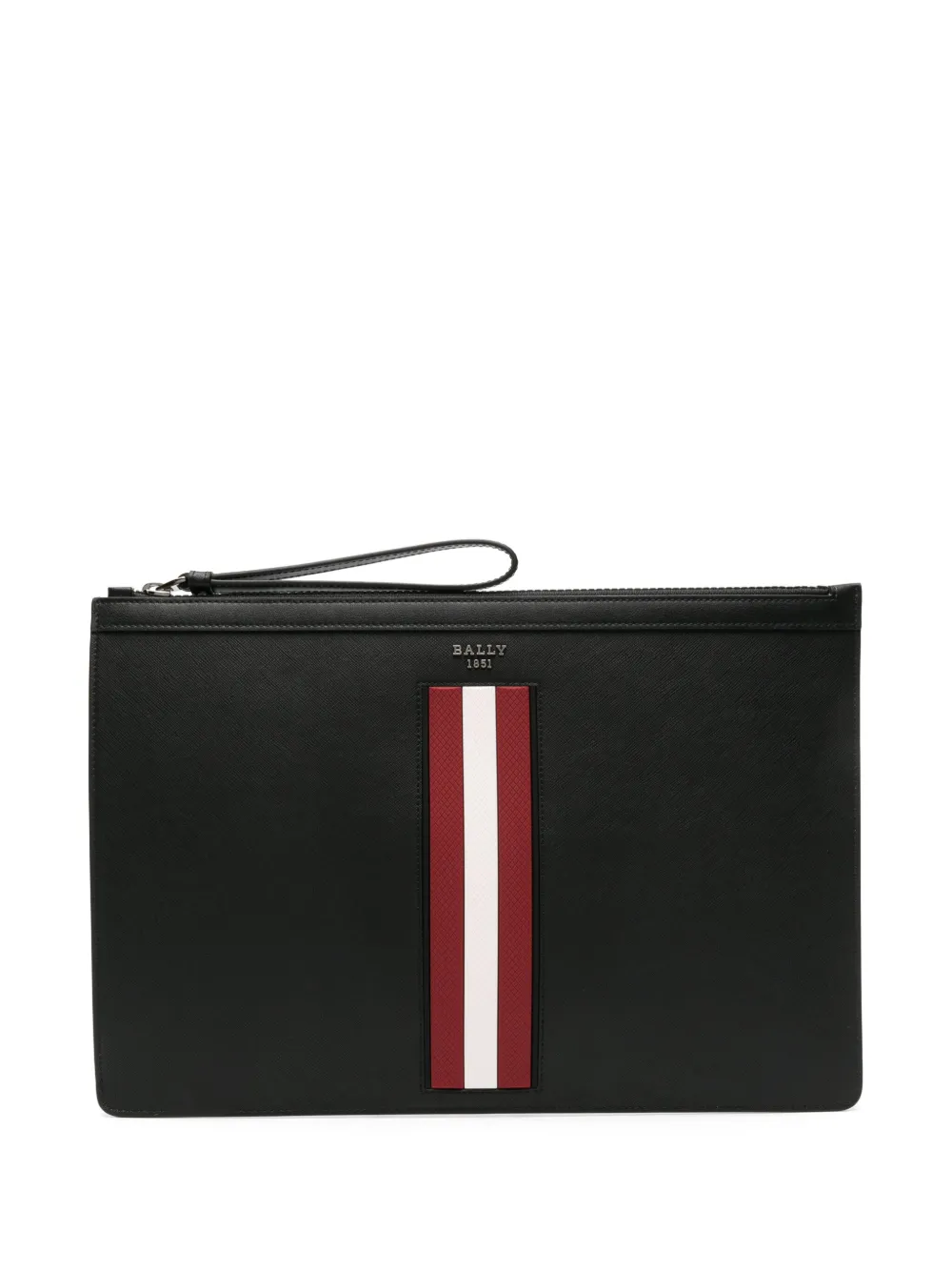 Bally Hartland leren clutch Zwart