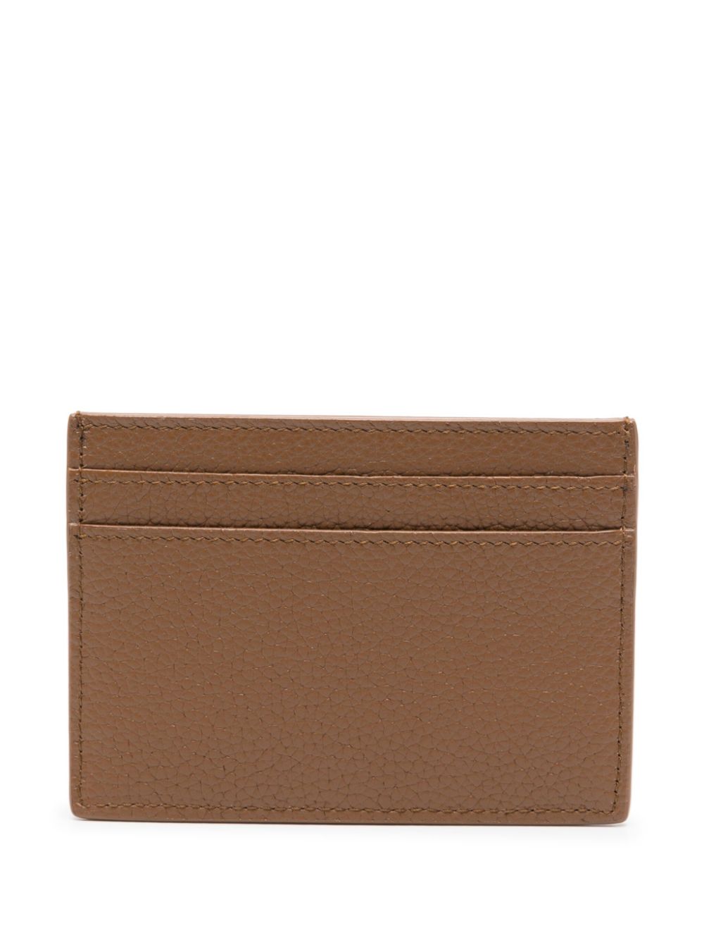 Saint Laurent Cassandre card holder - Brown