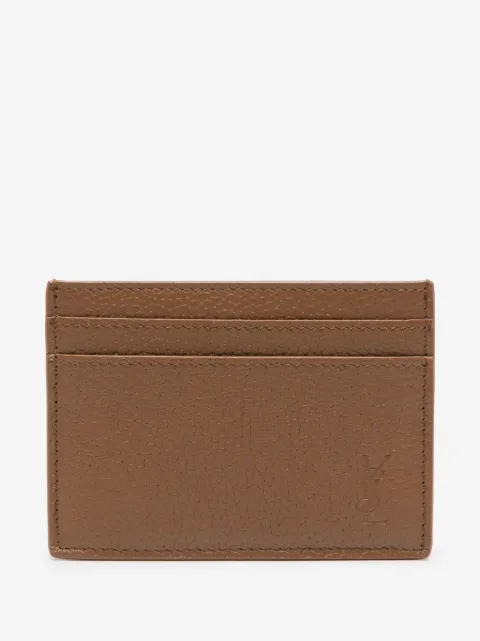 Saint Laurent tarjetero con logo en relieve