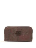 ETRO paisley-print wallet - Brown