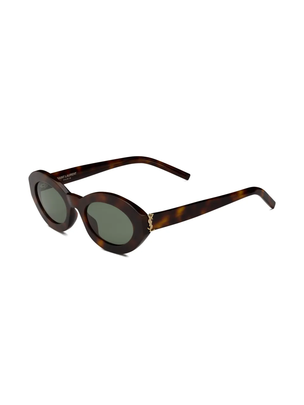 Saint Laurent Eyewear SL M136 zonnebril met ovaal montuur - Bruin