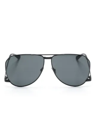 Saint Laurent Eyewear パイロット サングラス | ブラック | FARFETCH JP