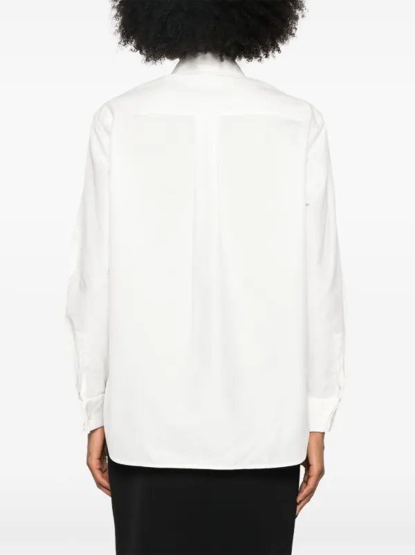 Saint Laurent ロングスリーブ シャツ | ホワイト | FARFETCH JP