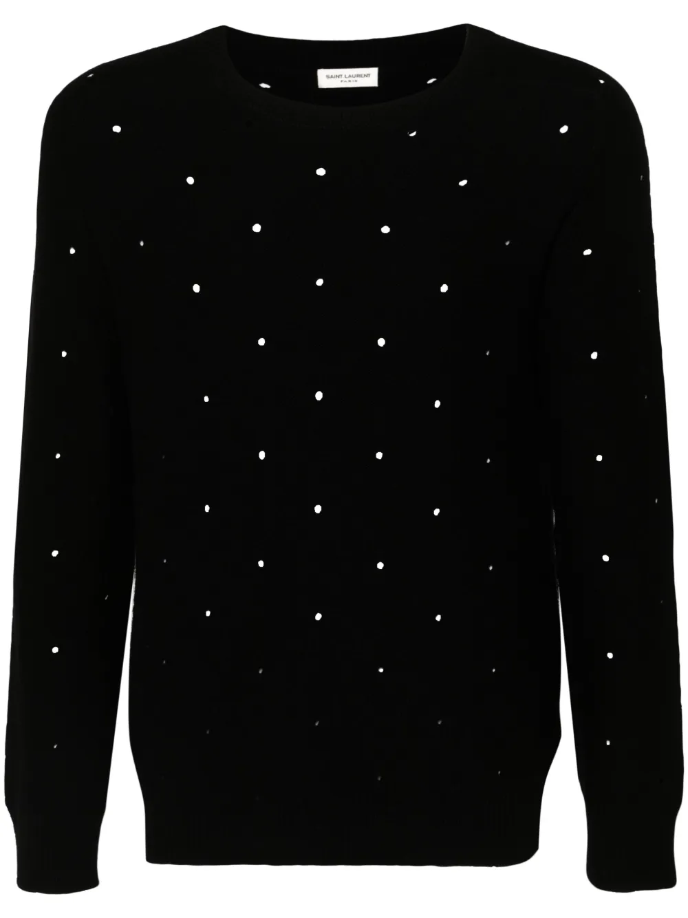 Saint laurent logo sweater on sale