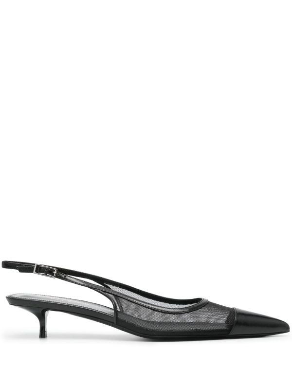 Saint Laurent Oxalis 30mm Mesh Pumps - Farfetch