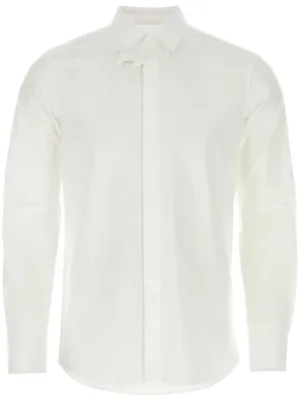 Valentino Garavani long-sleeve Cotton Shirt | White | FARFETCH
