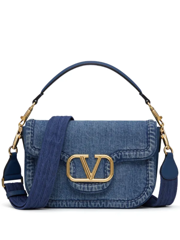 Valentino Garavani Alltime Denim Shoulder Bag - Farfetch