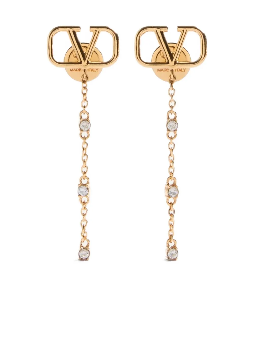 Valentino Garavani VLogo Signature drop earrings | Gold | Image 1