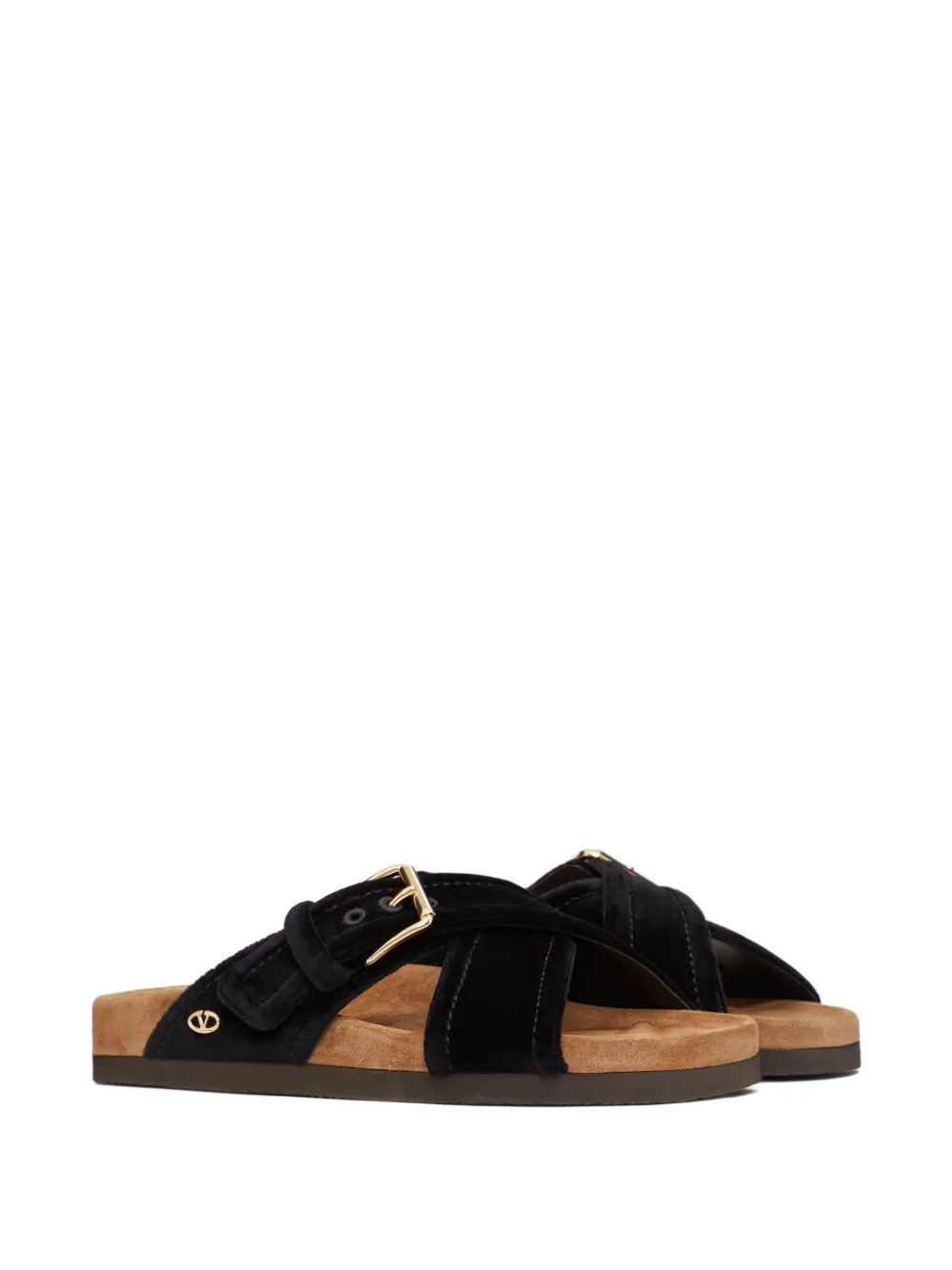 Valentino Garavani Fussfriend velvet sandals | Image 2