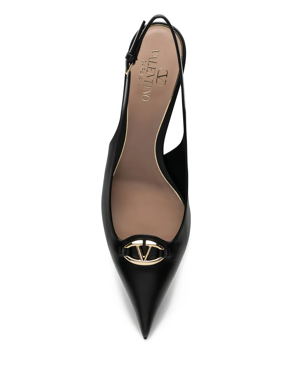 【関税込み】VALENTINO GARAVANI 'VLOGO' SLINGBACK Valentino Garavani VLogo Metallic Slingback Pumps - Bergdorf