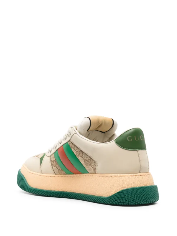 GUCCI(スクリーナー)メンズスニーカー Gucci スクリーナースニーカー | ニュートラル | FARFETCH JP