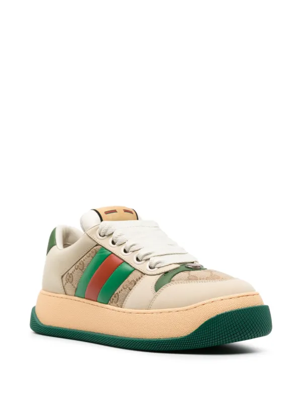 GUCCI(スクリーナー)メンズスニーカー Gucci スクリーナースニーカー | ニュートラル | FARFETCH JP